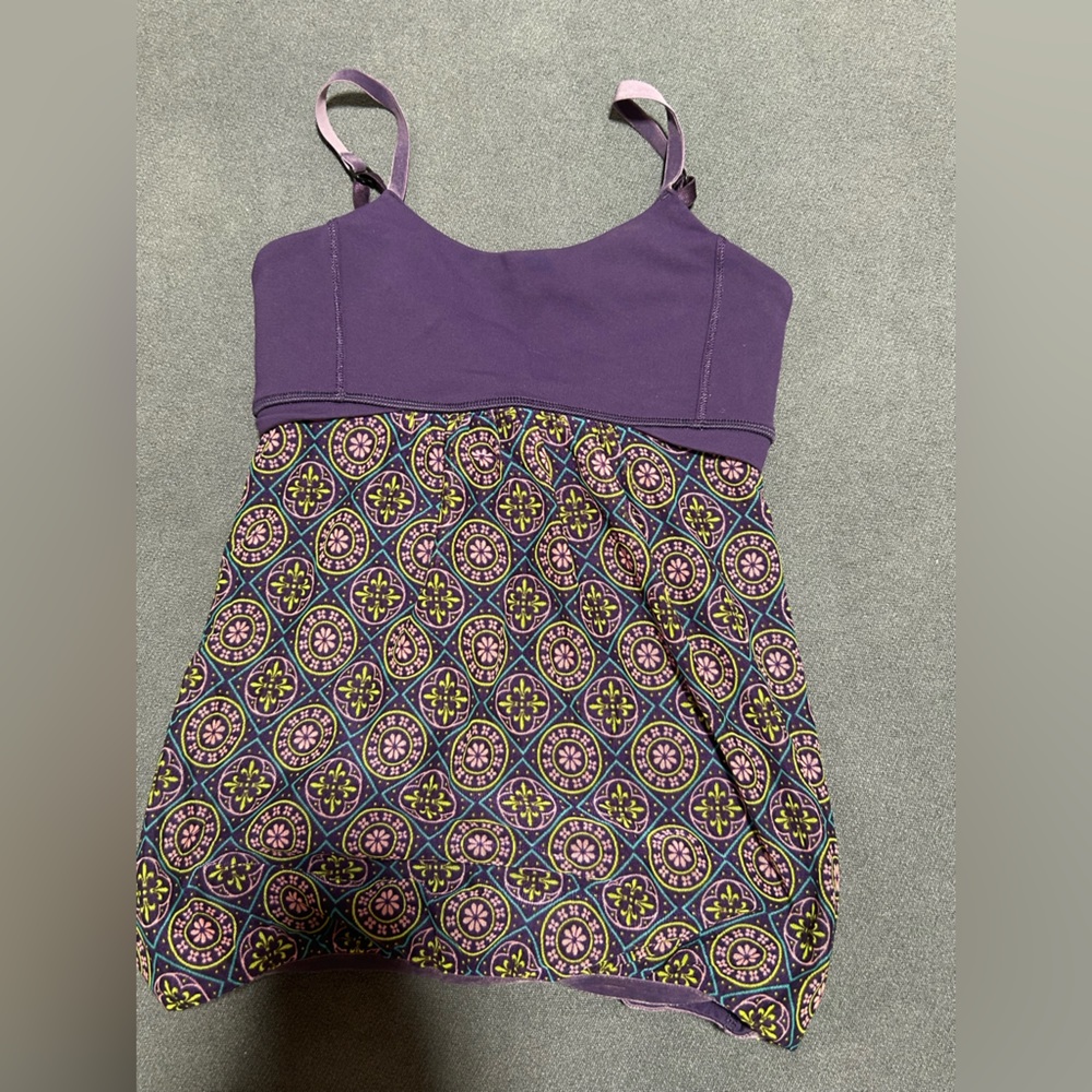 Ivivva top tank with velvet adjustable straps (size 10)